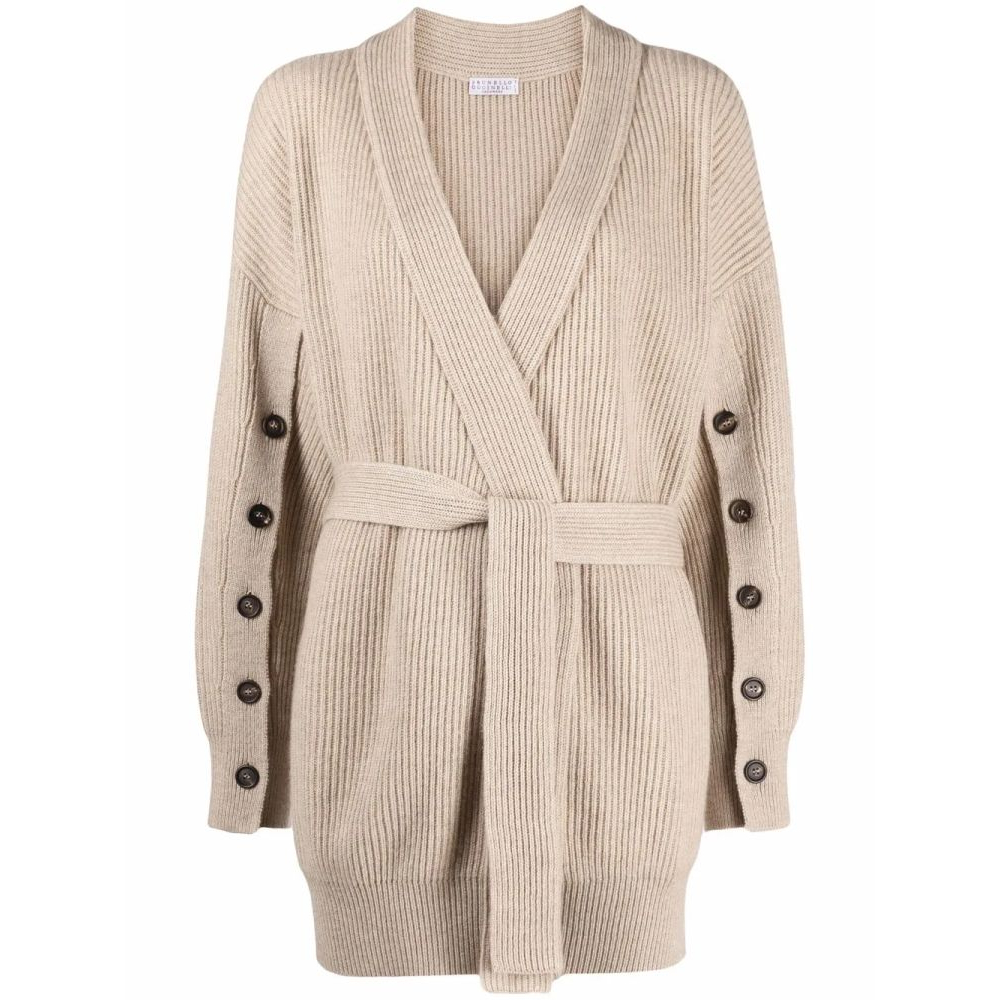 Women's 'Buttoned-Sleeves' Cardigan