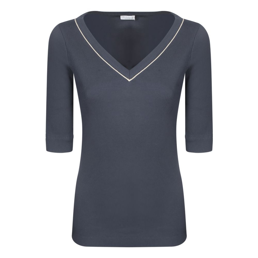 T-shirt 'Monile V-Neck' pour Femmes