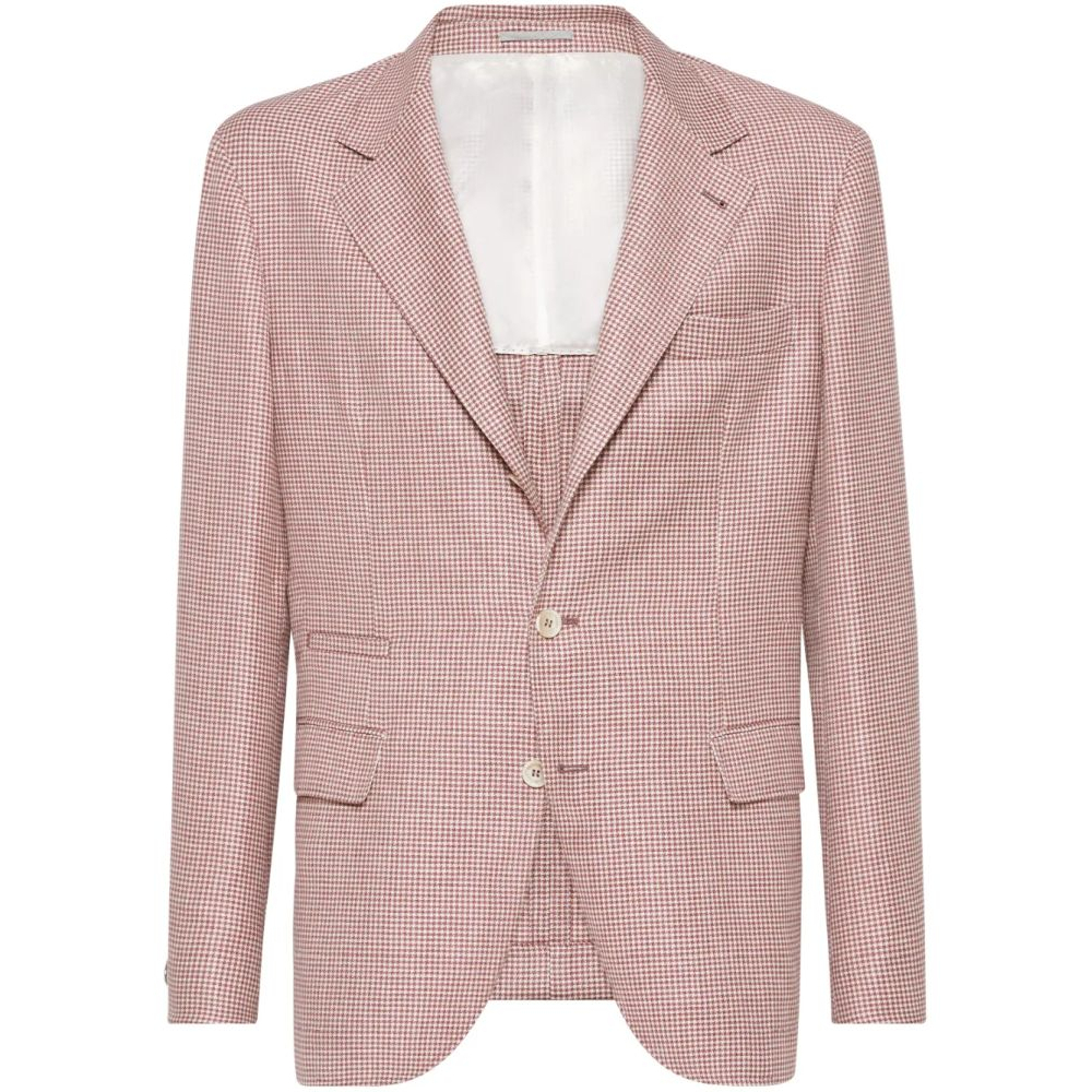 Blazer 'Houndstooth-Pattern' pour Hommes