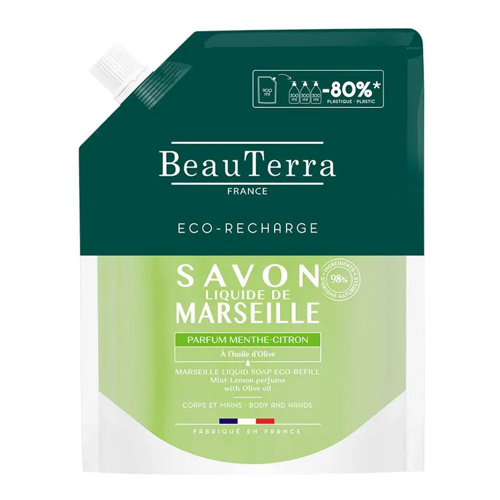 'Menthe-Citron Refill' Marseille Soap - 900 ml
