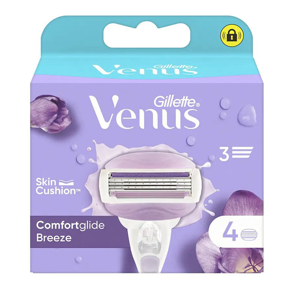 Recharge pour rasoir 'Venus Comfortglide Breeze' - 4 Pièces