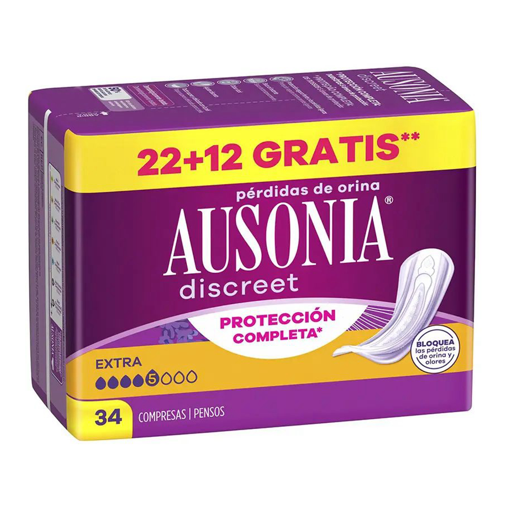 'Discreet' Incontinence Pads - Extra 34 Pieces