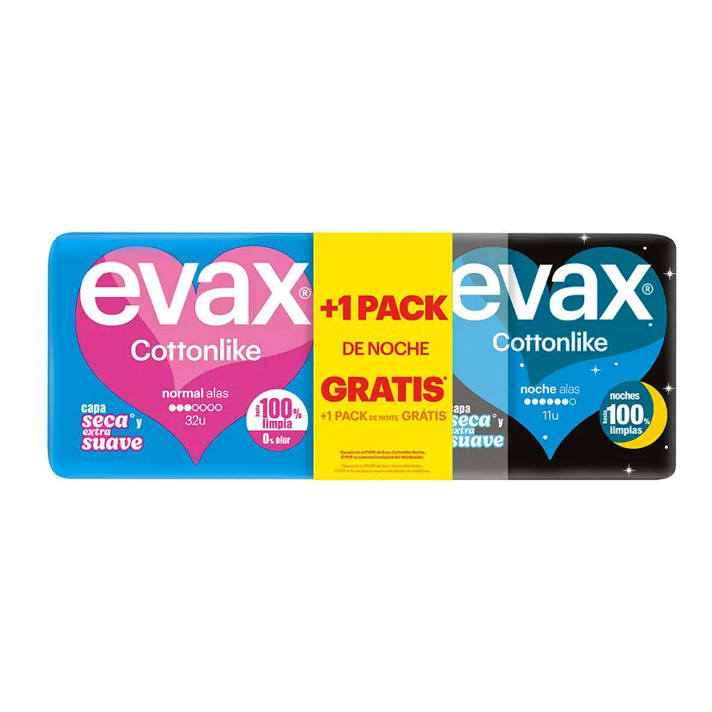 'Cottonlike' Pads with Flaps - Normal 43 Pieces