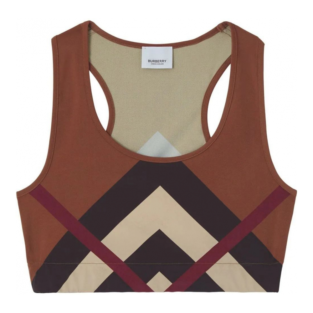 Gilet 'Chevron Check-Print' pour Femmes