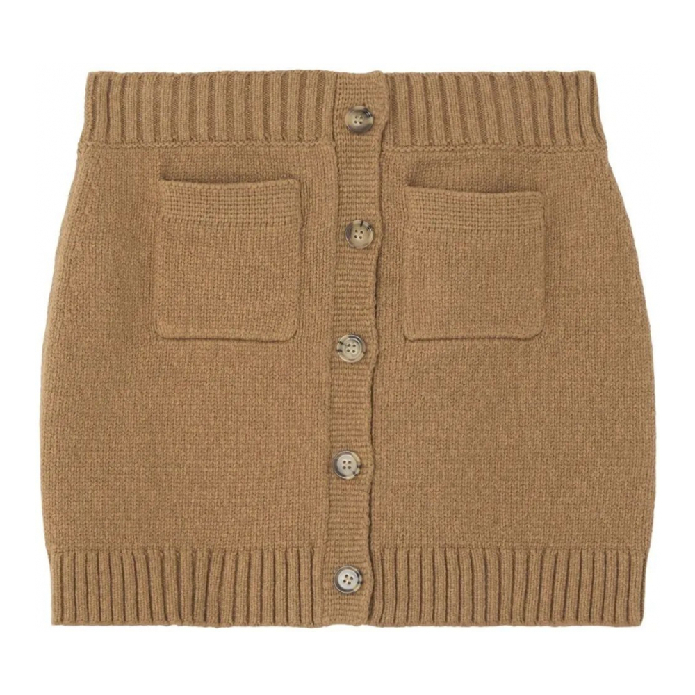 Mini Jupe 'Logo-Embroidered Knitted' pour Femmes