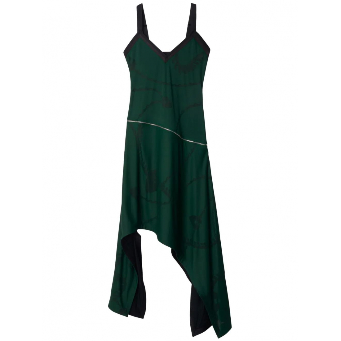 Robe Midi 'Shield Hardware Asymmetric' pour Femmes