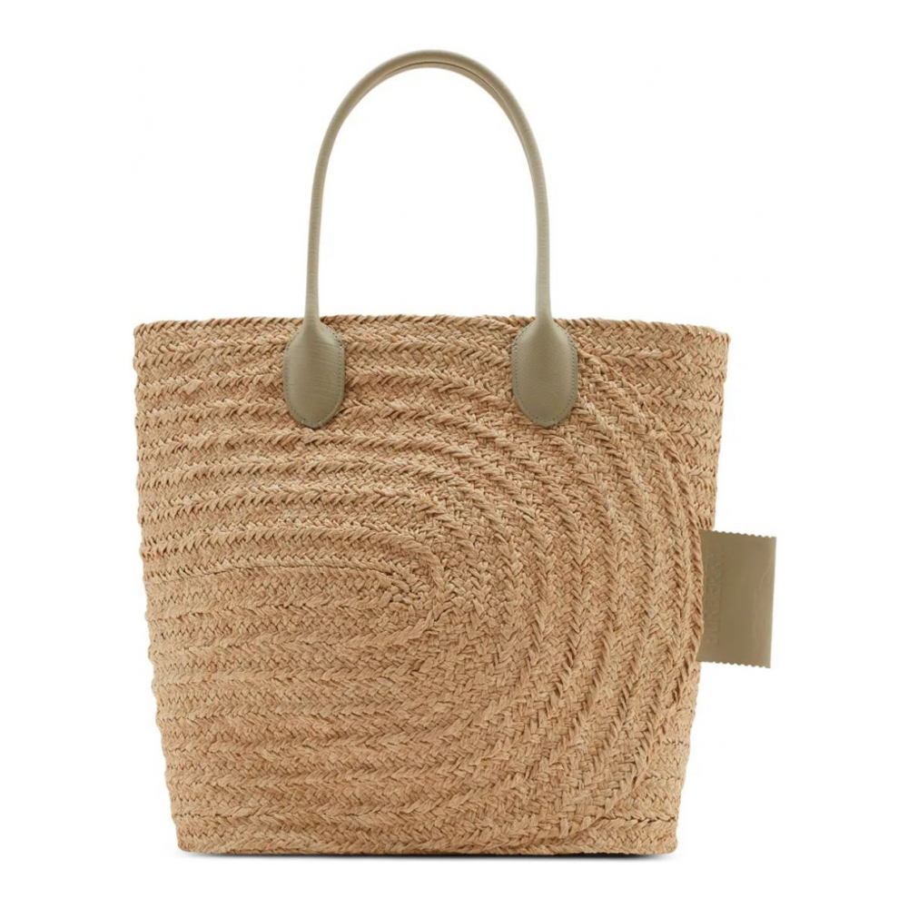 Sac Cabas 'Woven-Raffia' pour Femmes