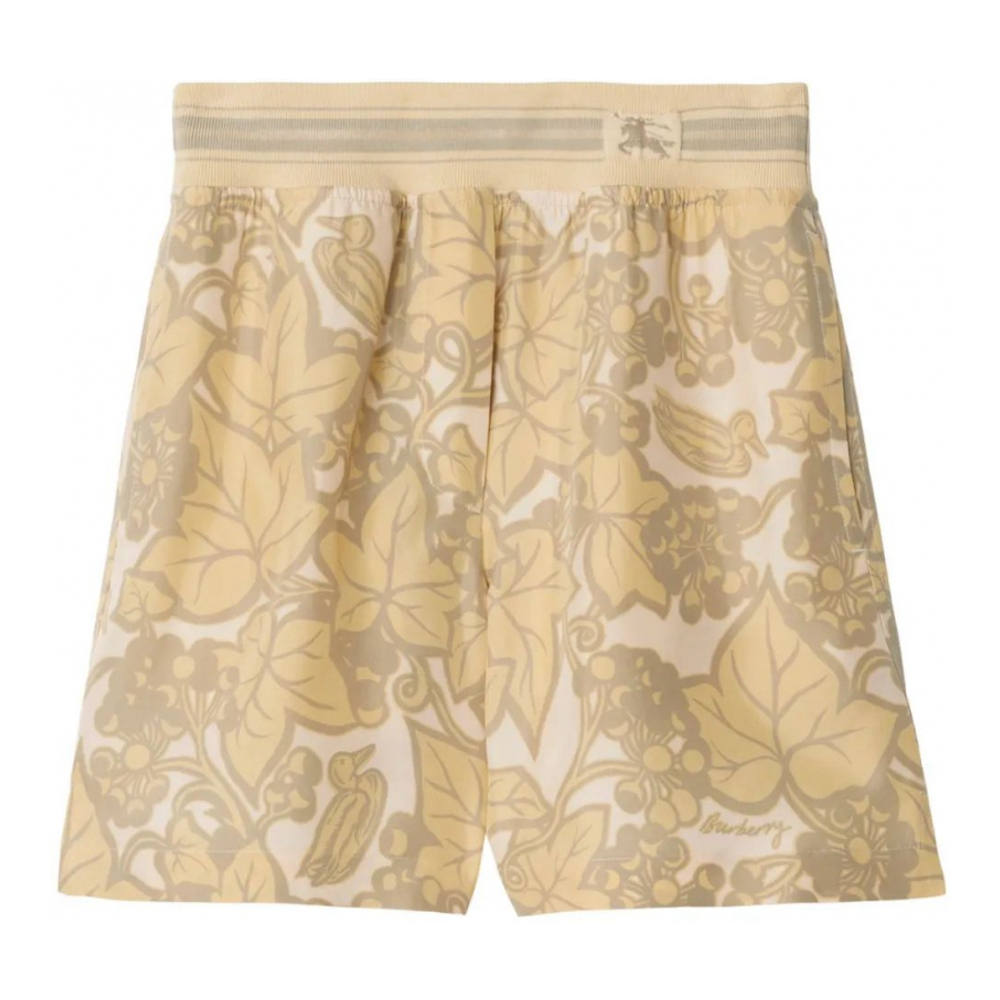 Short 'Botanical-Print' pour Femmes