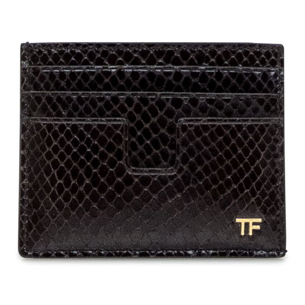 Men's 'Logo Patch Embossed' Card Holder