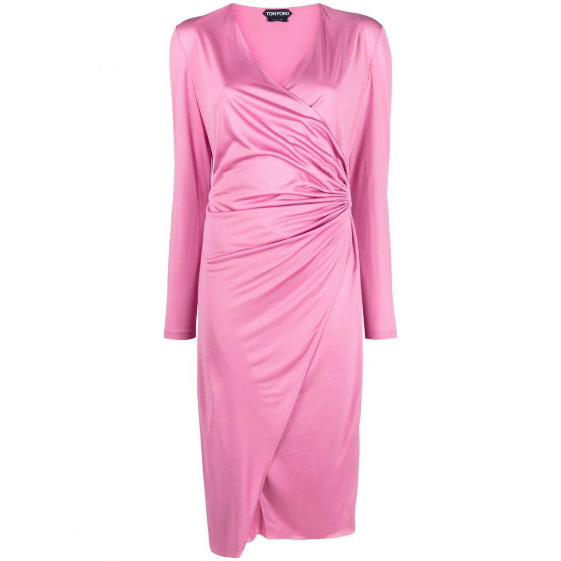 Women's 'Ruched Wrap' Midi Dress