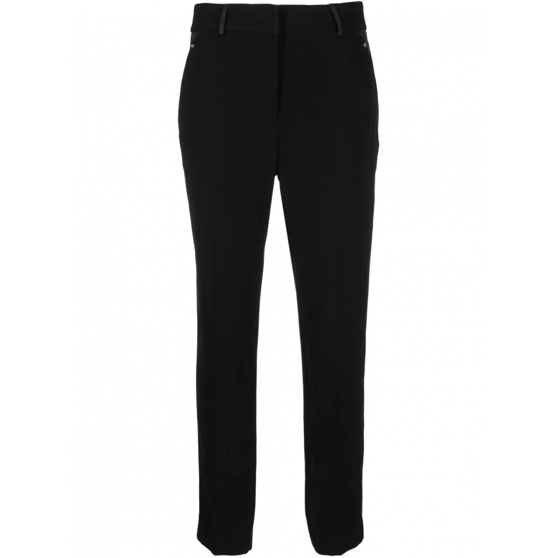 Pantalon 'Satin-Detail Cropped' pour Femmes