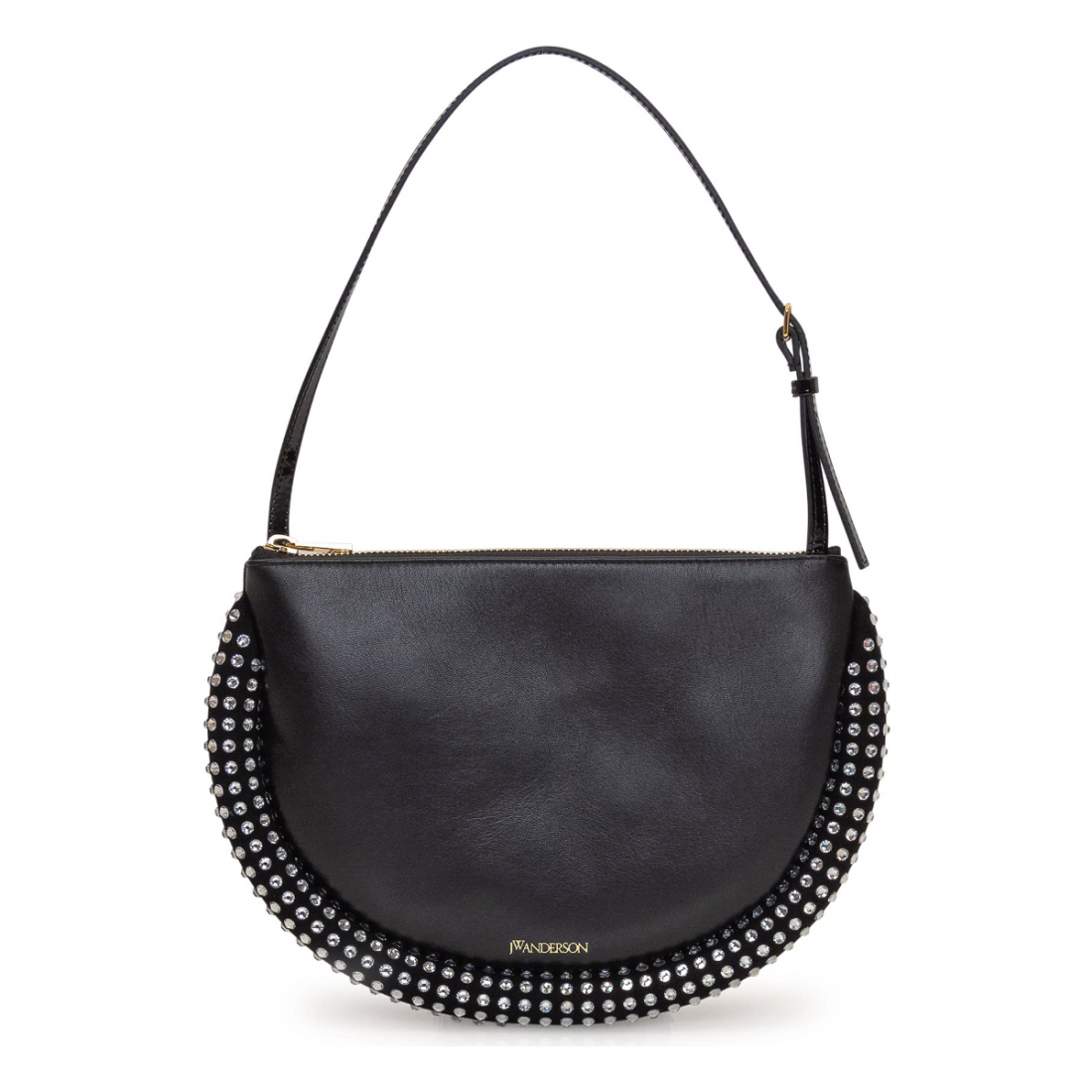 Women's 'Crystal Bumper Moon' Shoulder Bag