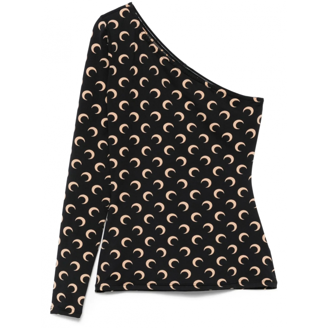 Haut à une épaule 'Crescent Moon Asymmetric' pour Femmes