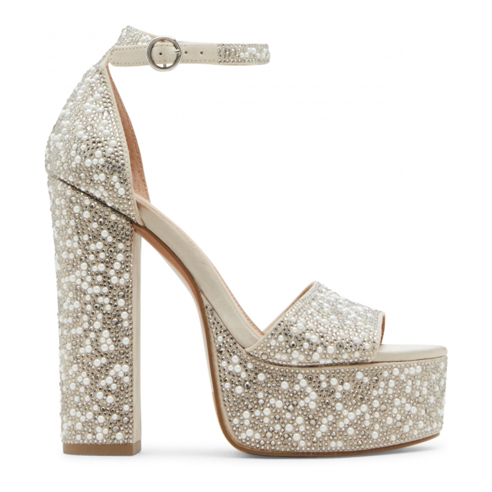 'Glam Ankle Strap Platform Sandal' pour Femmes