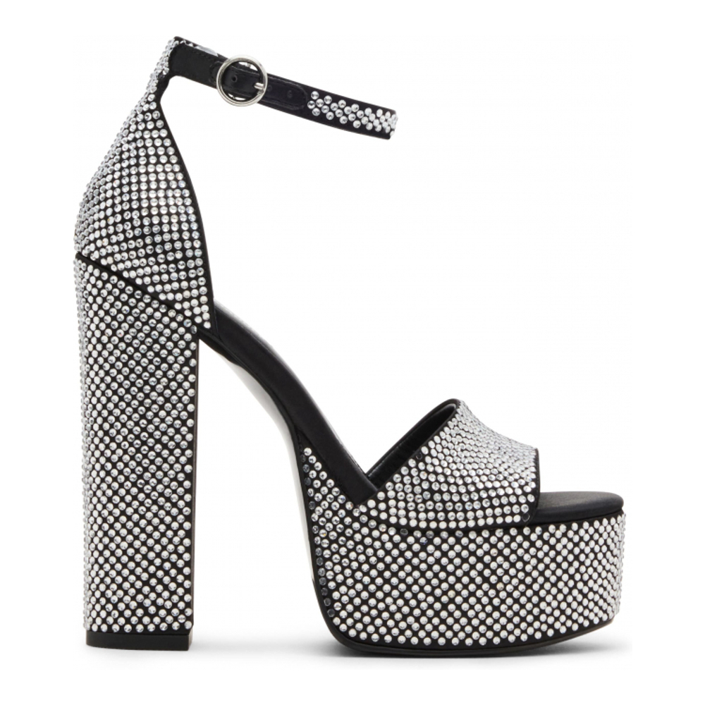 'Glam Ankle Strap Platform Sandal' pour Femmes