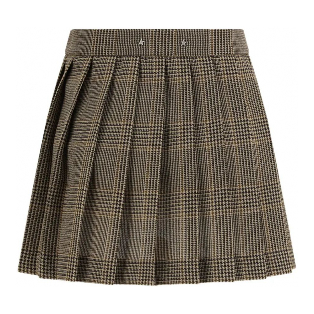 Jupe 'Prince Of Wales Pleated' pour Femmes