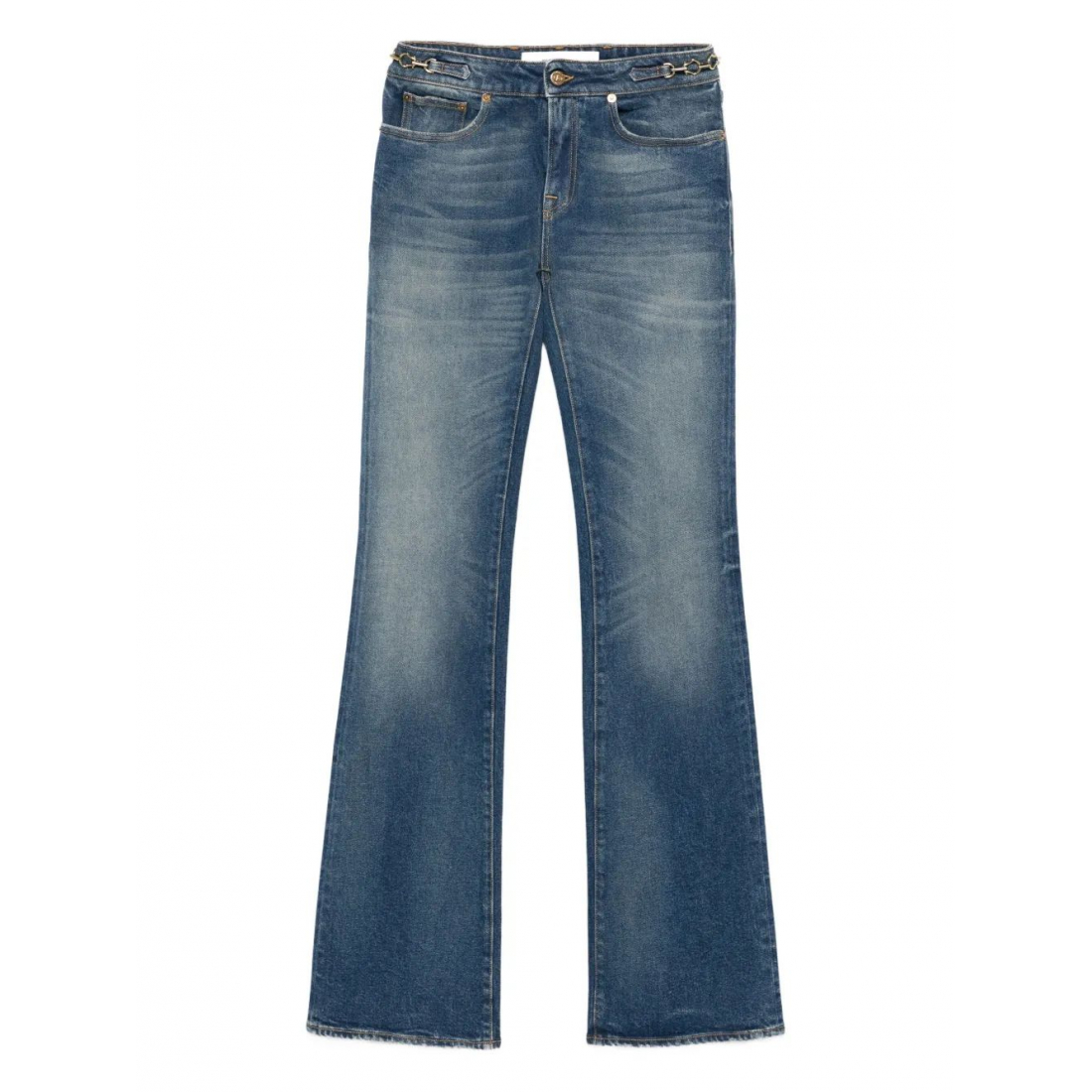 'Buckle-Embellished' Jeans für Damen