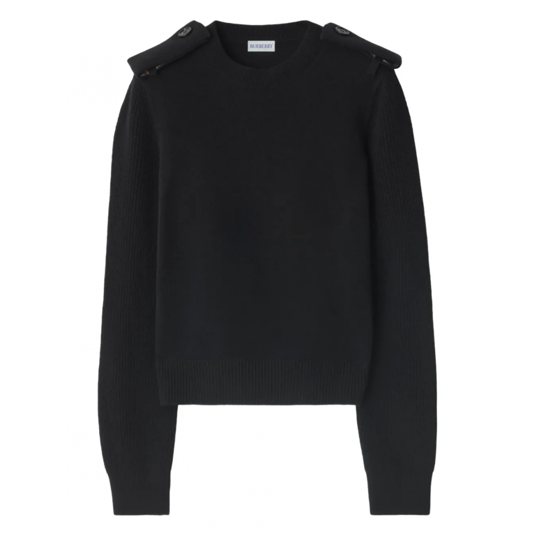 Pull 'Checked-Epaulettes' pour Femmes