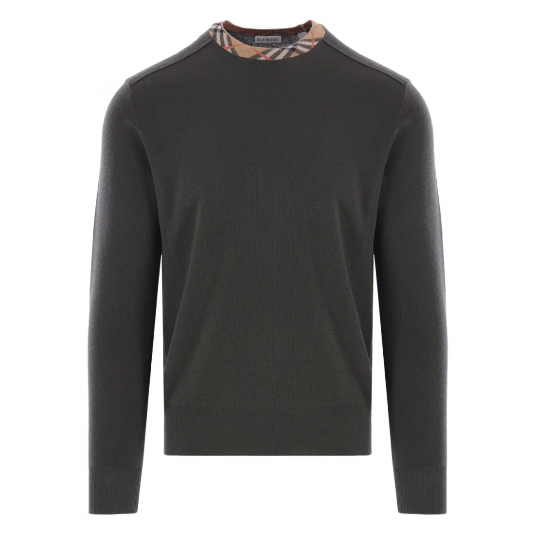 Pull 'Check-Collar' pour Hommes