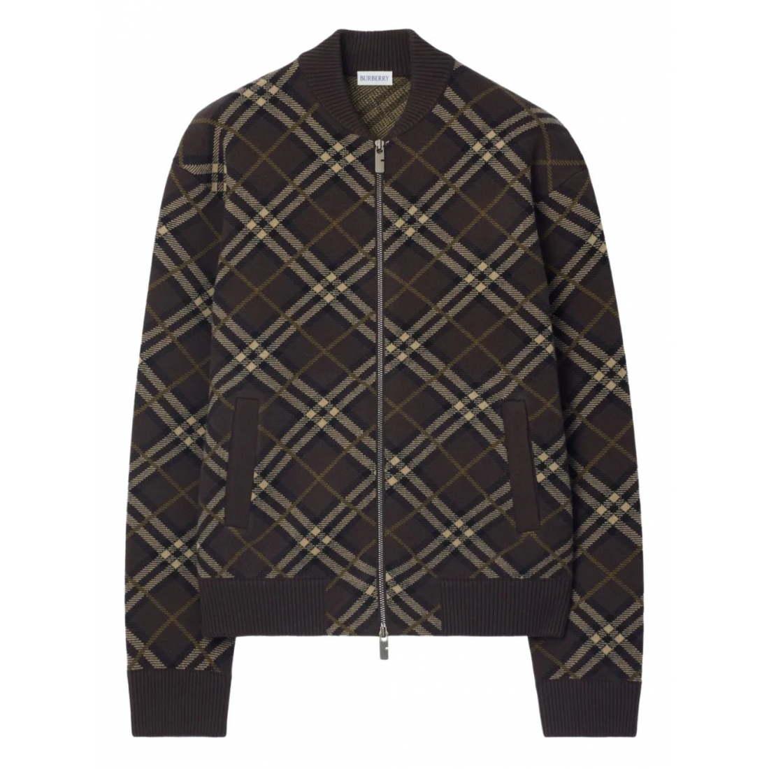 Blouson bomber 'Check-Pattern' pour Hommes