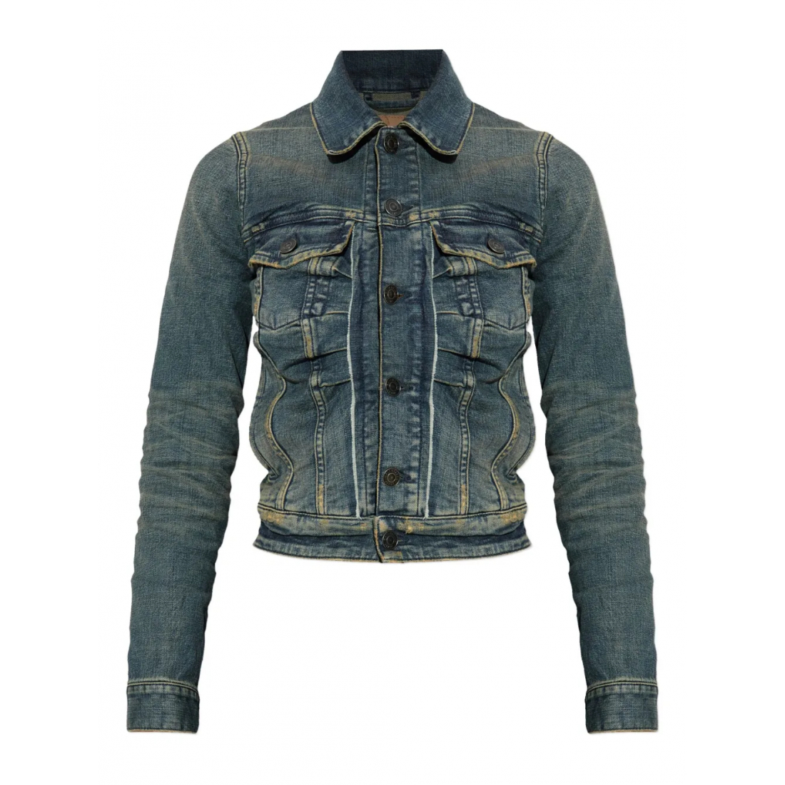 Veste en jeans 'Button-Fastening' pour Femmes