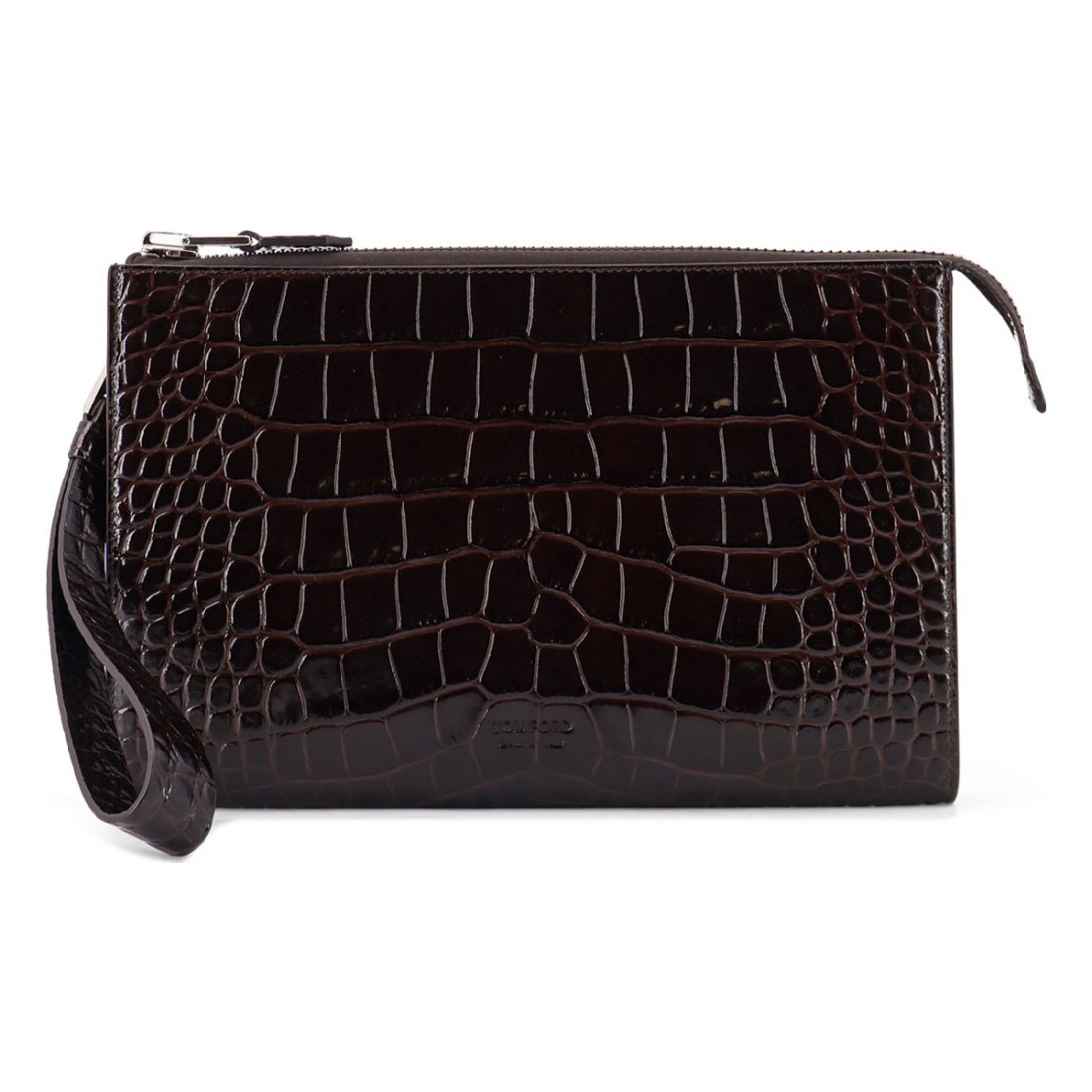 Pochette 'Crocodile-Print' pour Hommes
