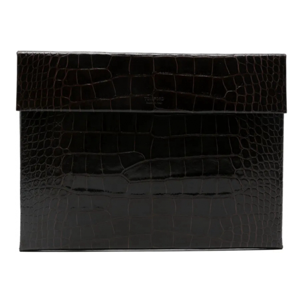 Mallette  'Crocodile-Embossed' pour Hommes