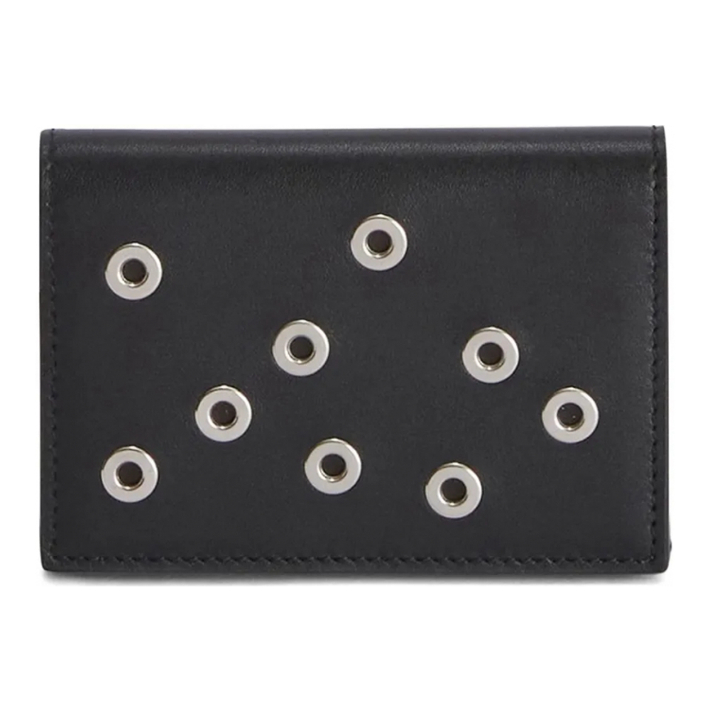Men's 'Eyelet-Embellished' Wallet