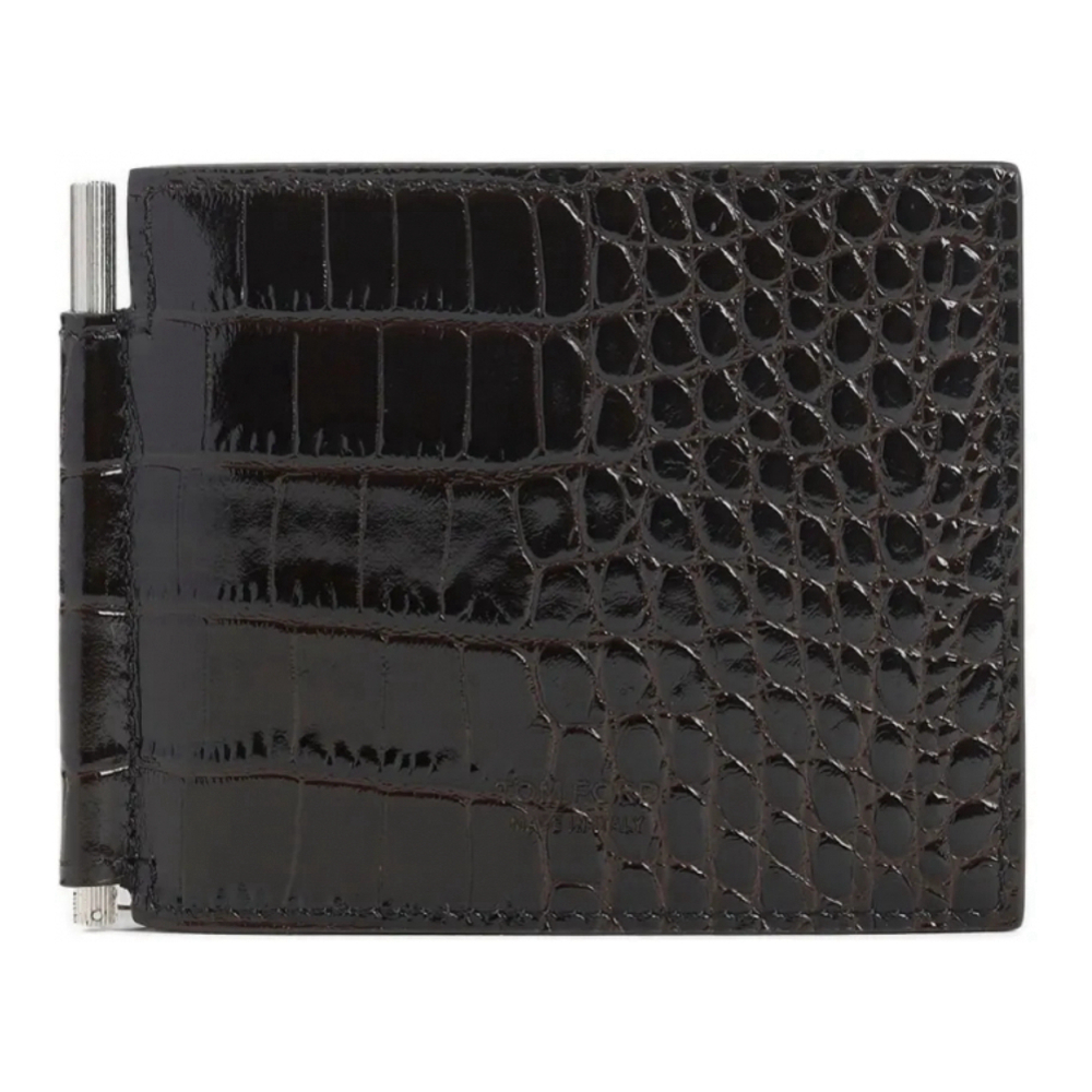 Men's 'Crocodile-Embossed' Wallet