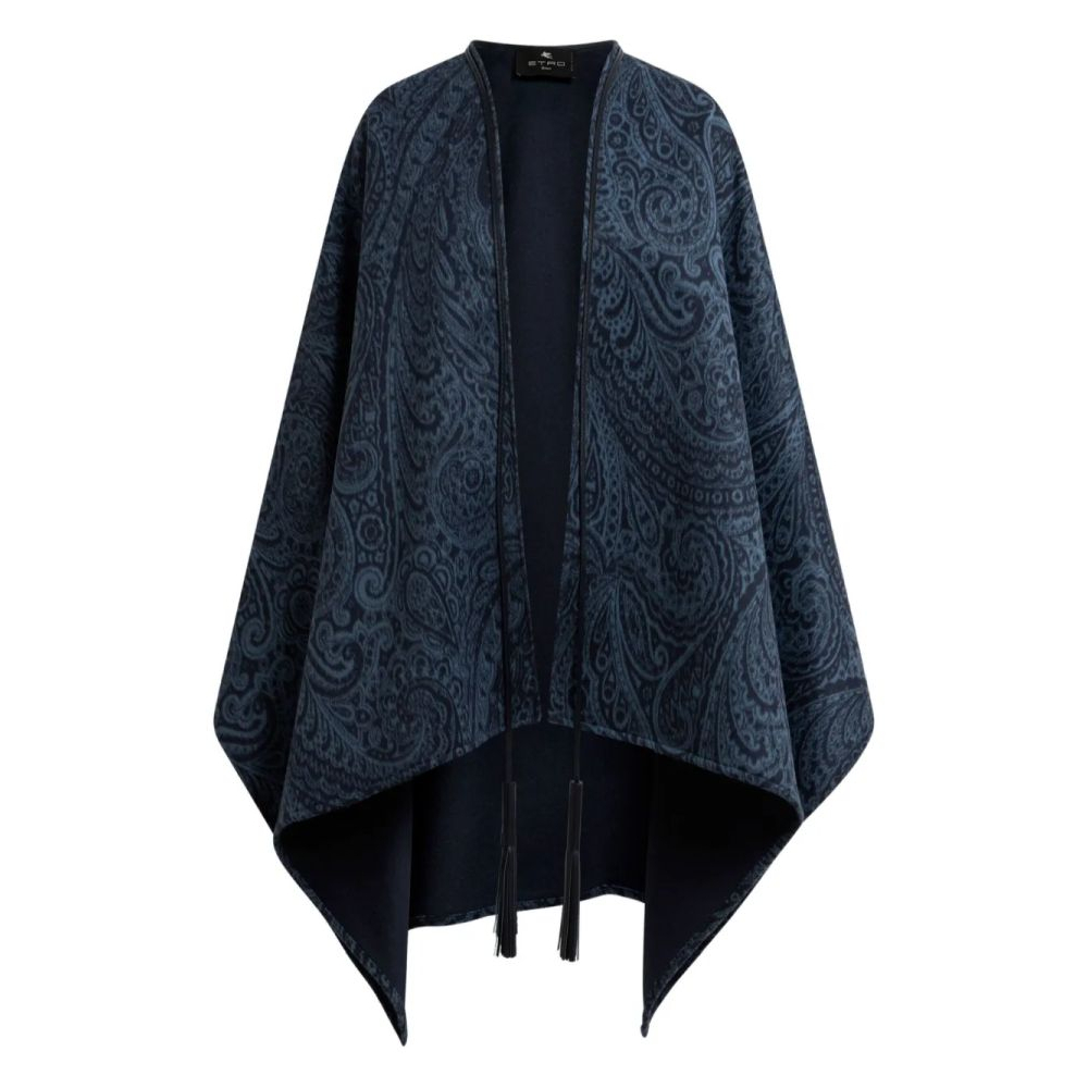 Women's 'Tassel-Detail Jacquard' Cape