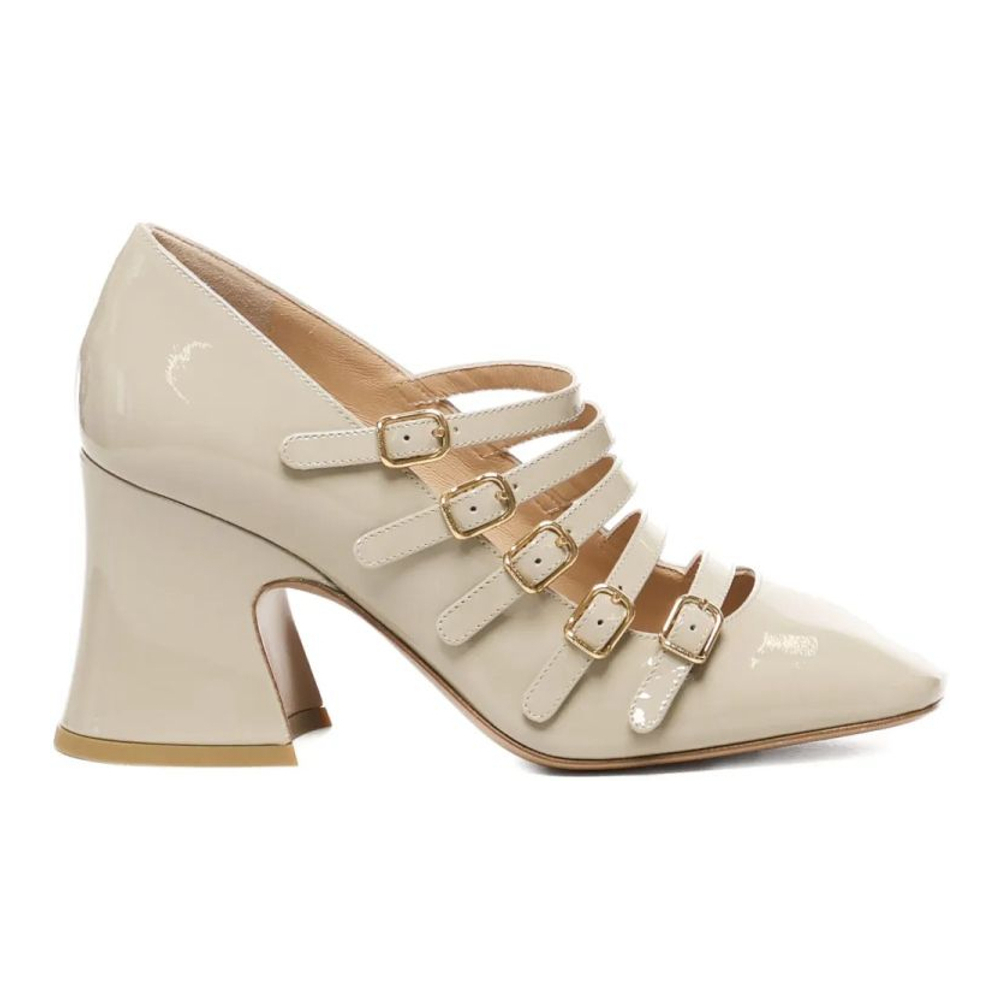 Escarpins 'Janis Buckle-Fastening Flared-Heel' pour Femmes