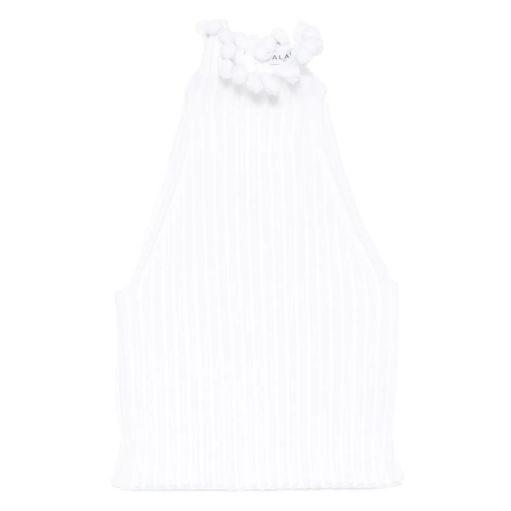 Women's 'Pom-Pom' Halterneck Top