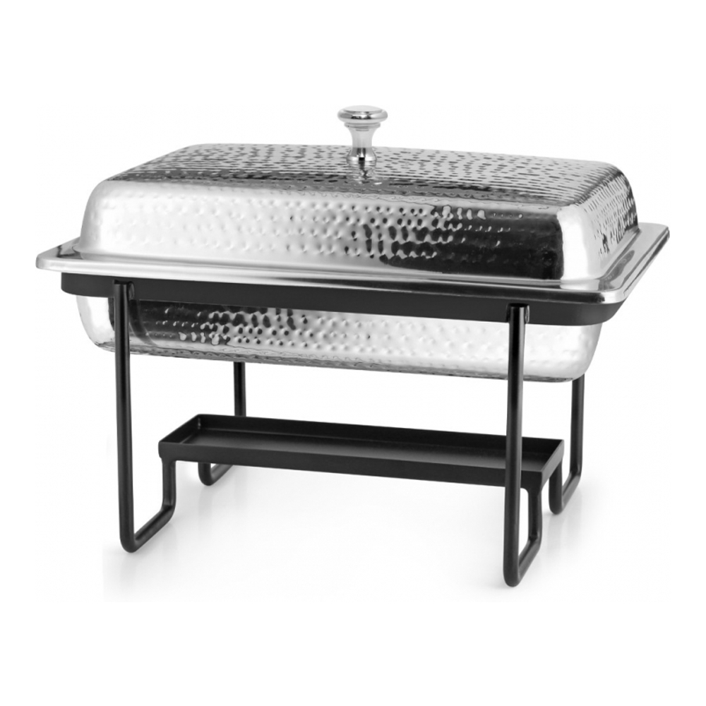 Hammered Rectangular Chafing Dish 4L 40cm
