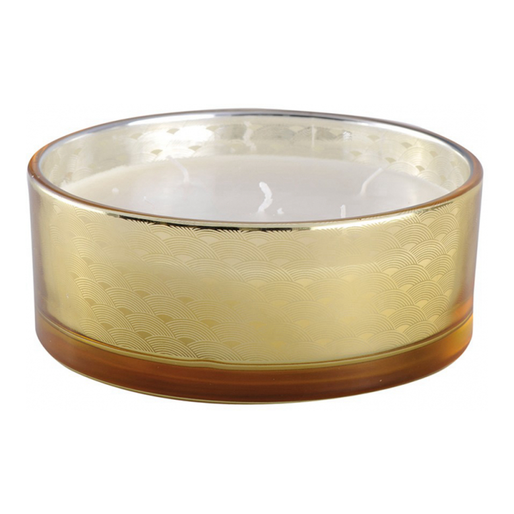 Bougie Vanille Pot En Verre Doré