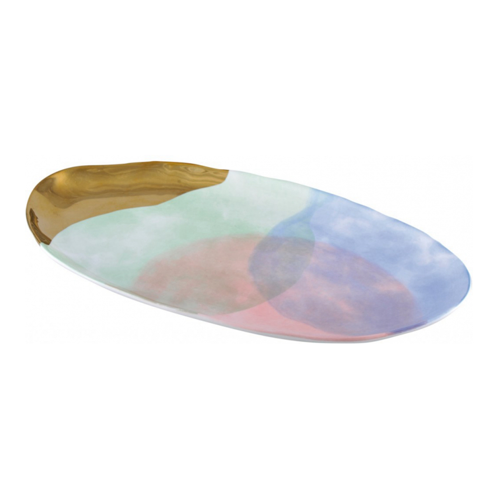 Tricolore Oval Dish - Paradise