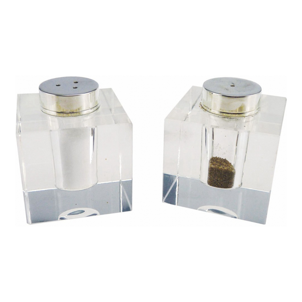 Square Glass Salt And Pepper Shaker