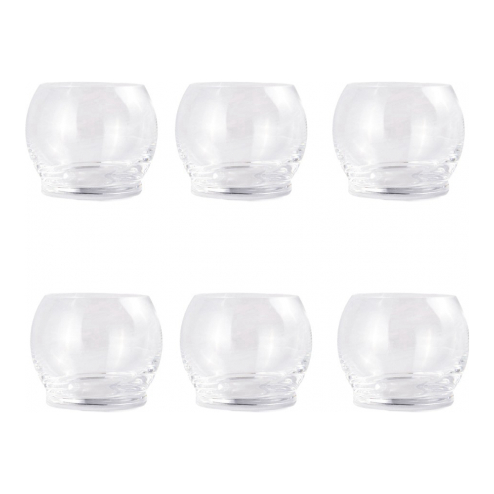 Transparent Tumblers 390 Ml - Set Of 6