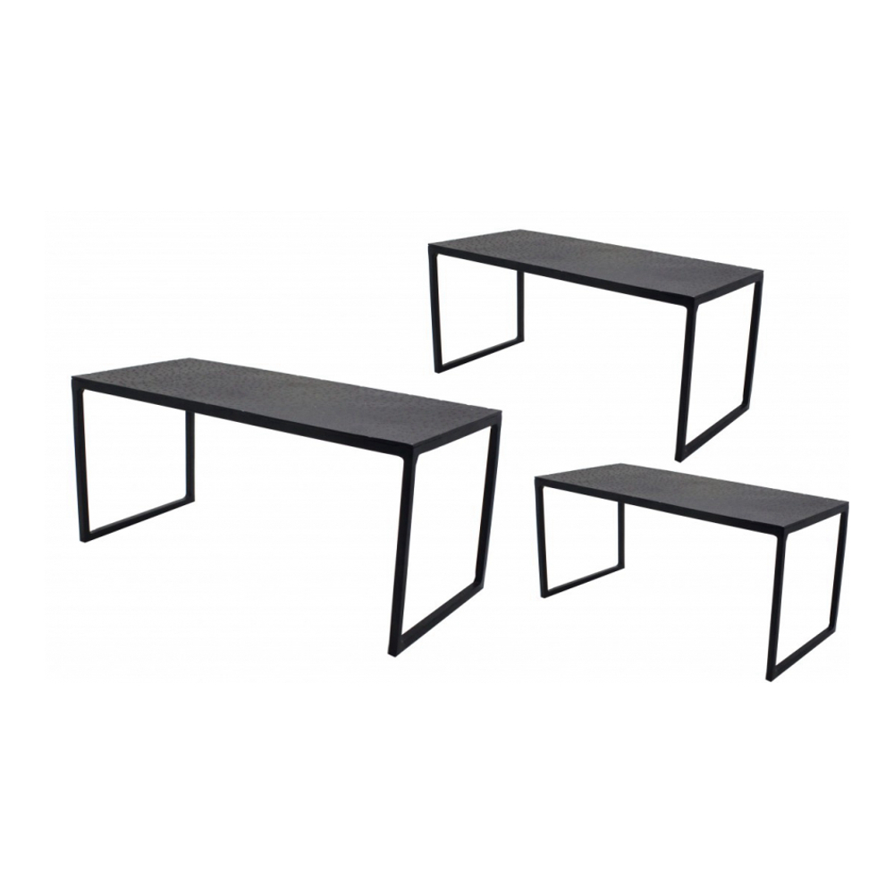 Rectangular Buffet Stand - Set Of 3