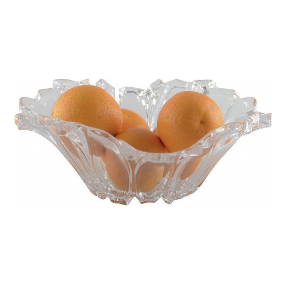 Acrylic Flower-Shaped Fruit Bowl 29.2x29.3x10.7cm
