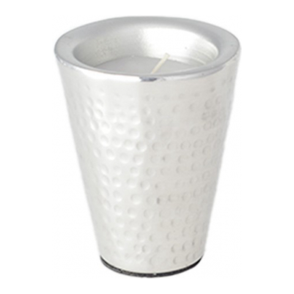 Mittlere silbergehämmerte Kerze