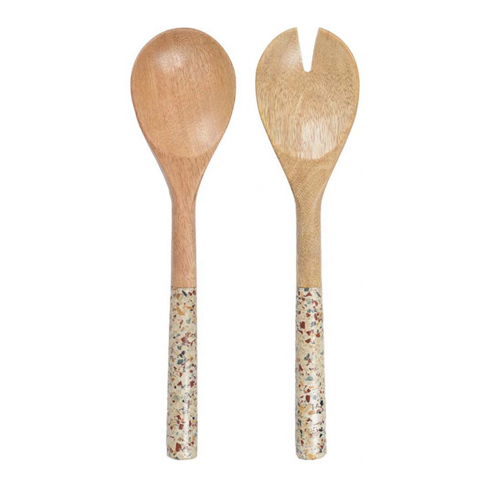 Salatbesteck aus Marmor