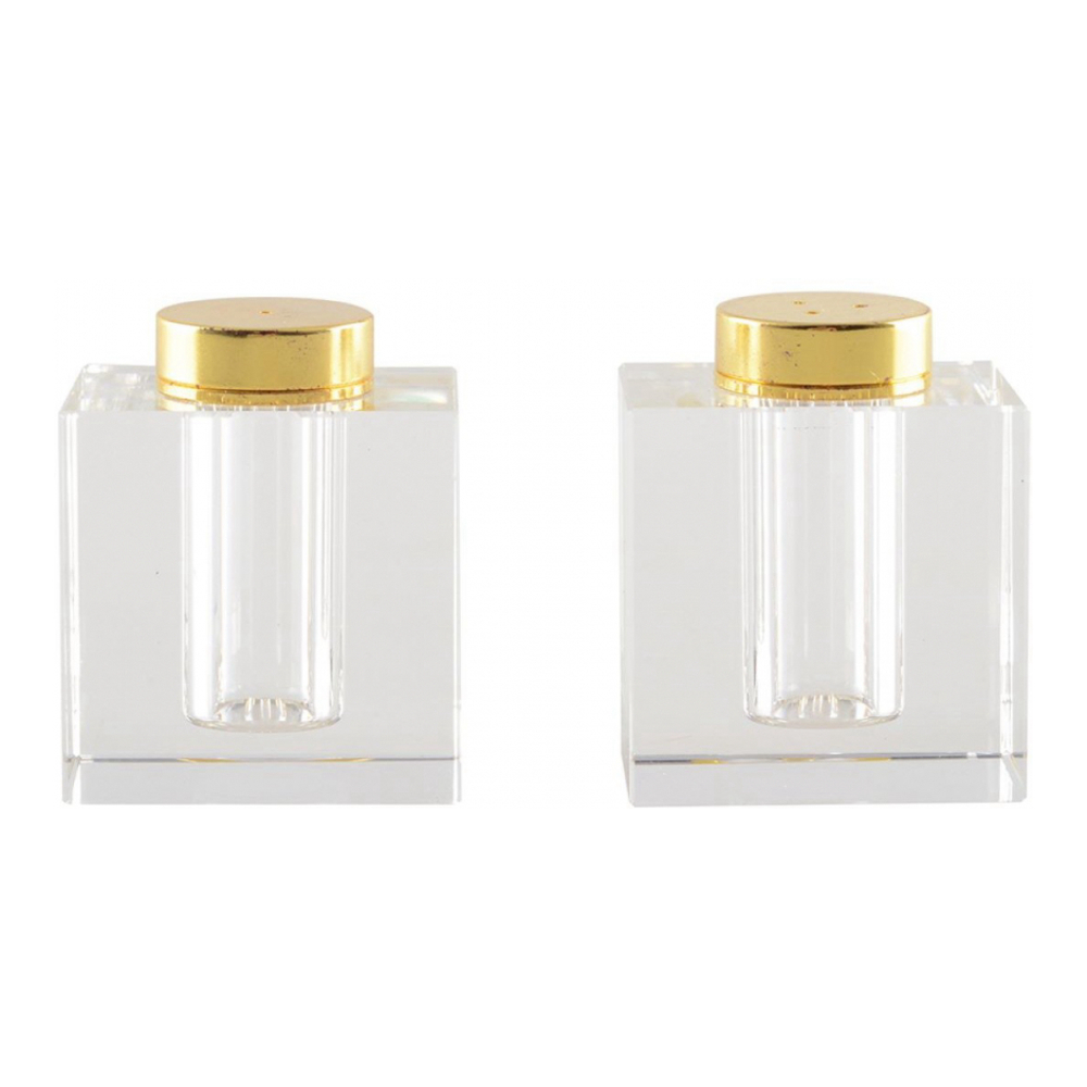 Gold Square Salt And Pepper Shaker