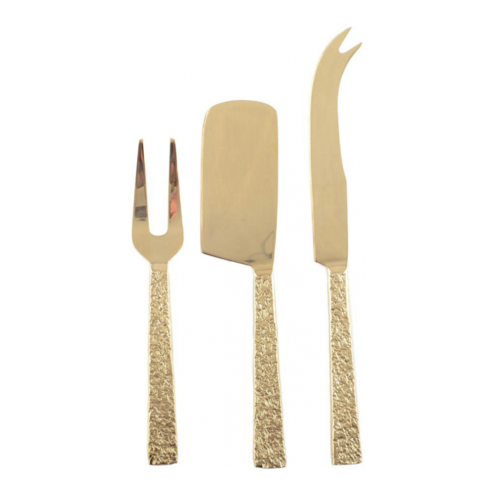 Golden Cheese Knives - Set Of 3