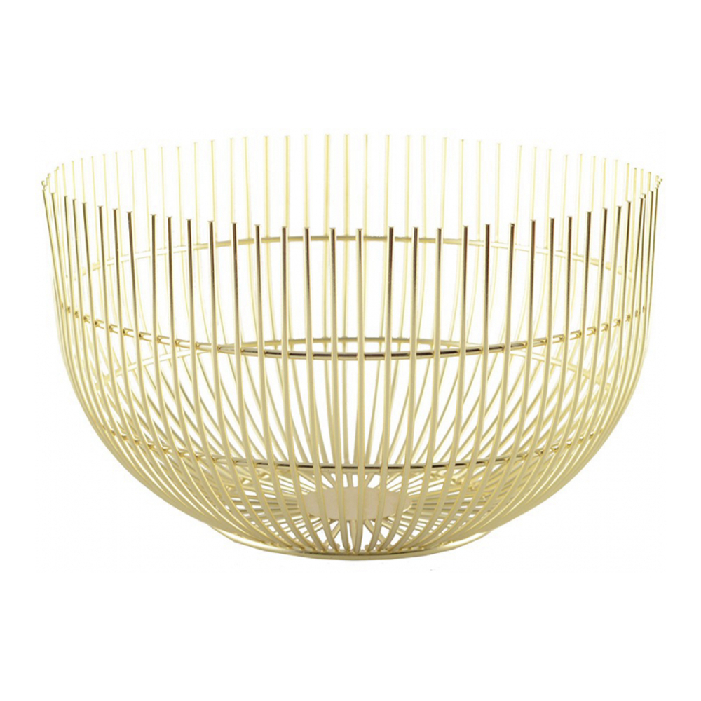 Golden Bread Basket Large Model 20x20x12cm