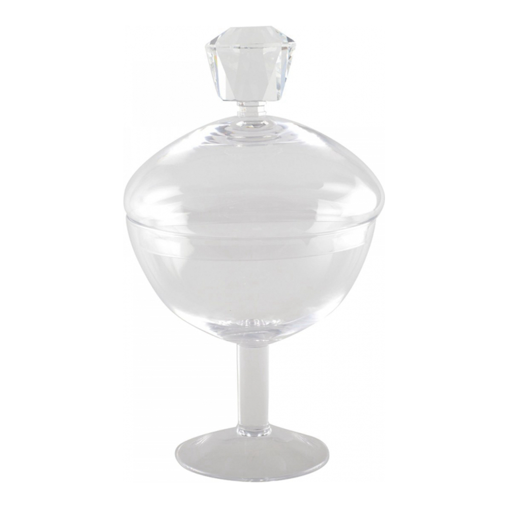 Glass Candy Jar With Diamond H24cm