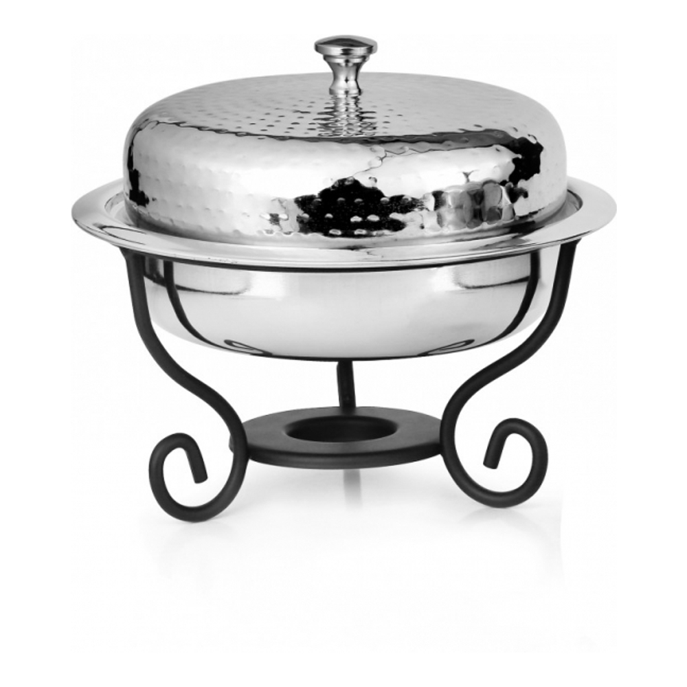 Hammered Round Chafing Dish 1L