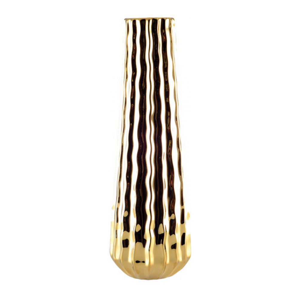 Shiny Gold Vase 10.5x10.5x35.5cm