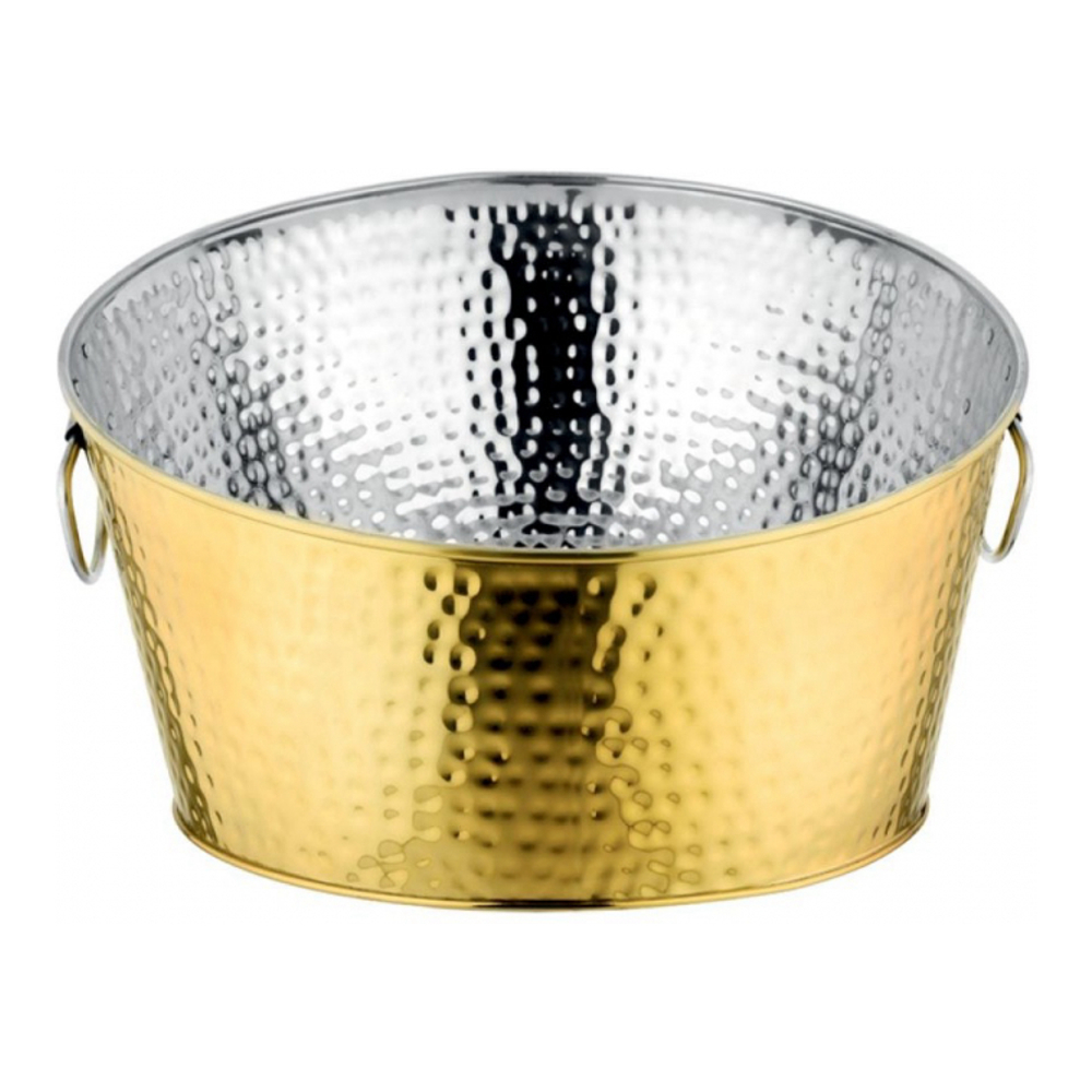 Seau À Champagne Doré Martelé 38cm