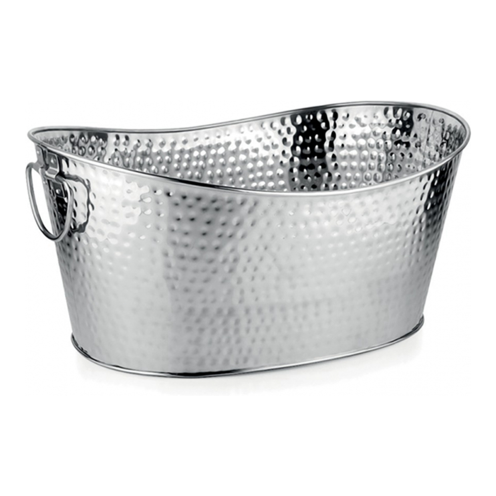 Seau À Champagne Argent Martelé 49x35x23.5cm