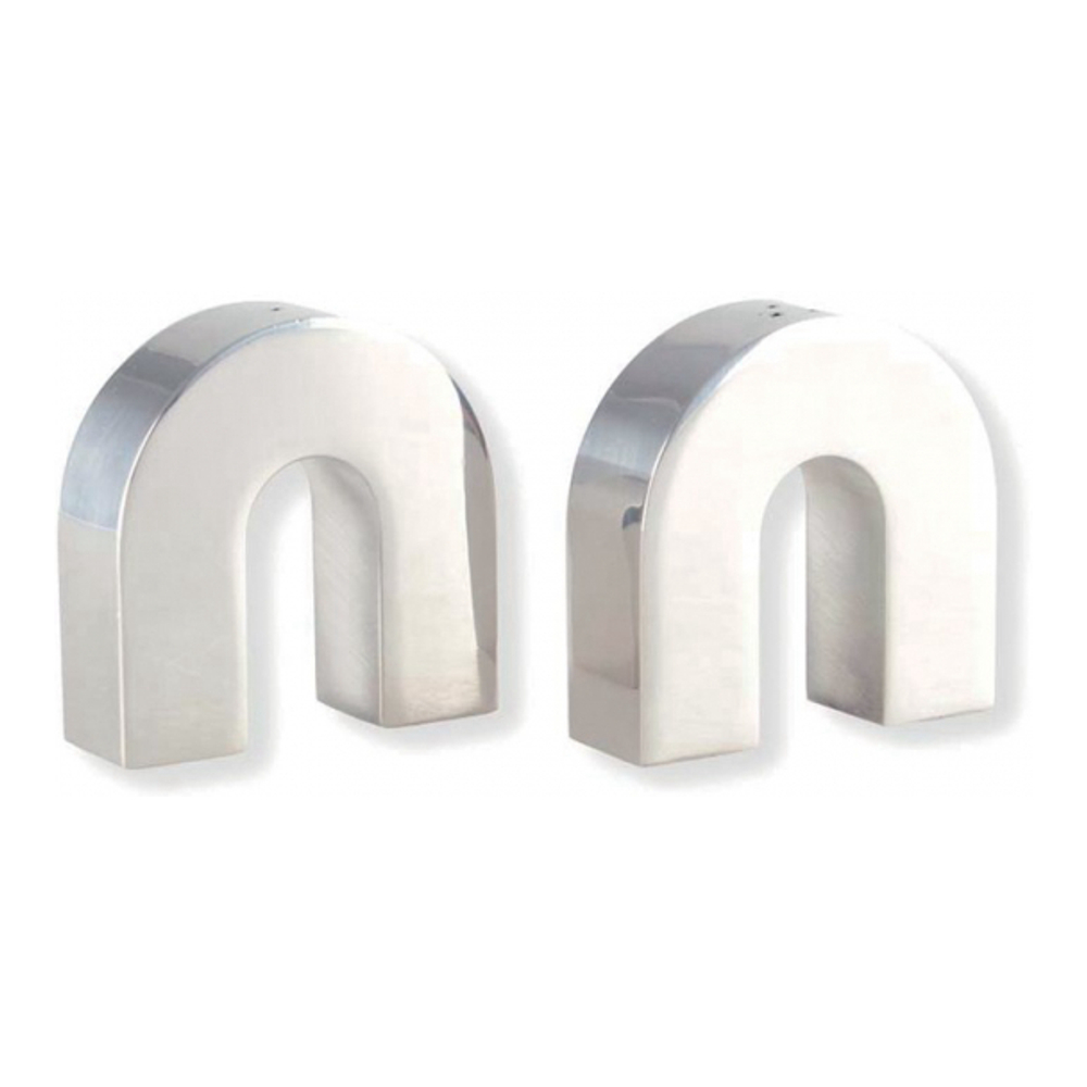 Silver Arc Salt And Pepper Shakers 6x2x6cm